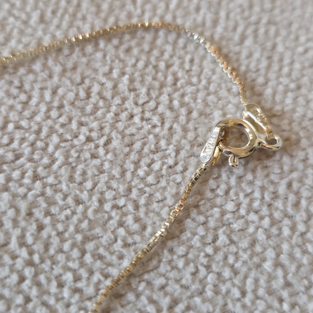Milor Italy 925 Sterling Silver Box Chain Necklace – 18"